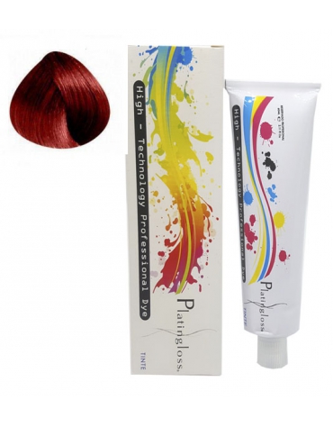 Tinte Platingloss 6.66 Rubio Oscuro Rojo Intenso 60Ml