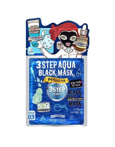 Dewytree 3step Aqua Black Mask