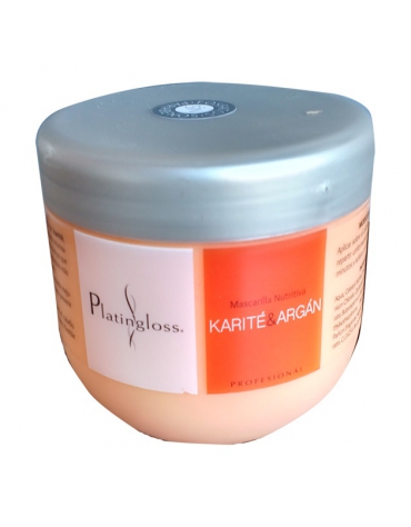 Mascarilla Karite¬Argan Platingloss 500Ml