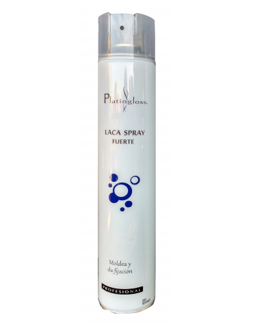 Laca Spray Fuerte Platingloss 405Ml