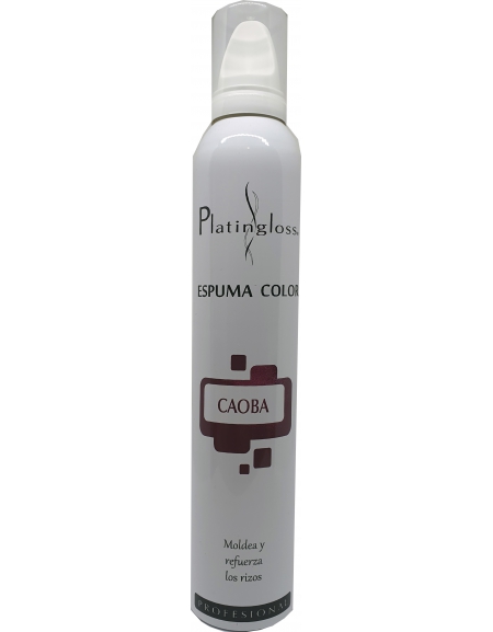 Espuma Color Caoba Plat 300 Ml.