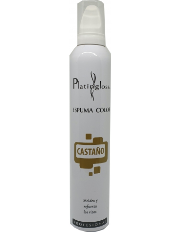 Espuma Color Castaño Plat 300 Ml.