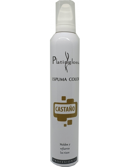 Espuma Color Castaño Plat 300 Ml.