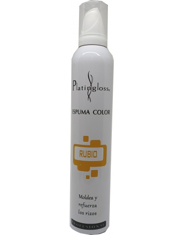 Espuma Color Rubio Plat 300 Ml.