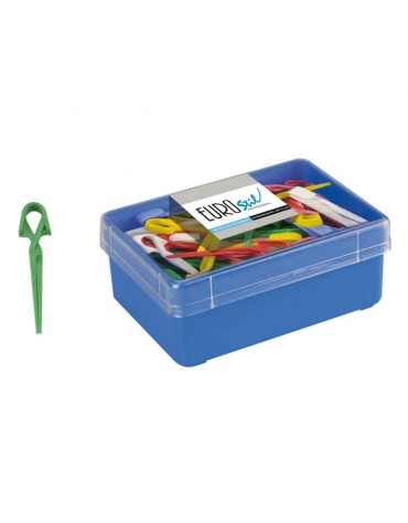 Caja 5 Dns.Pinza Plastico Peq. Ref 00046