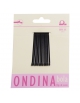 Carton 12 Clips Ondina Bola Negro 50 Mm ref.01603/50