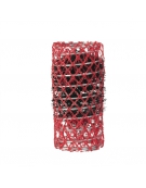 Rulos Malla Rojos 32Cm. 6 Un