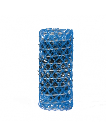 Rulos Malla Azules 28Cm. 6 Un