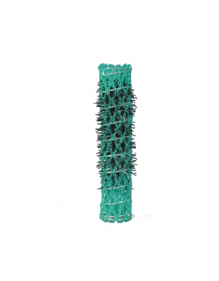 Rulos Malla Verdes 13Cm. 6 Un