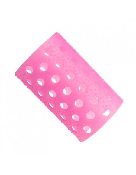 Blister 5 Rulos Translucidos Rosa N. 5 37Mm