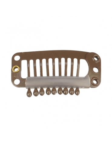 Clip 2,8Cm Extensiones Marron Ref 03306