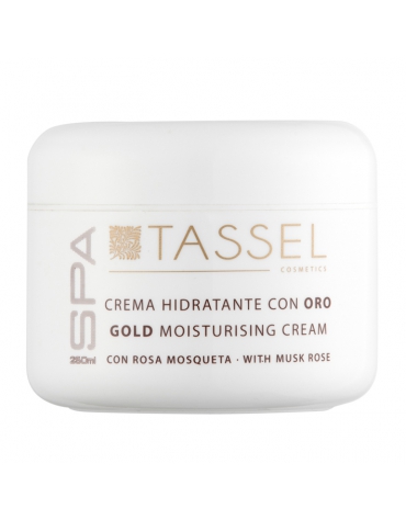 Crema hidratante con Oro y Rosa Mosqueta SPA TASSEL 250ml