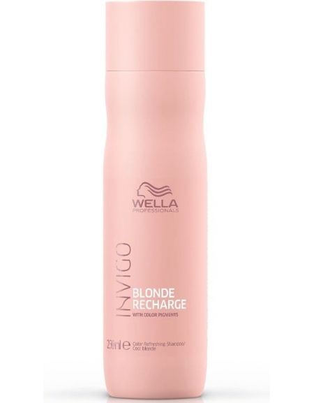 Wella Invigo Blonde Recharge Champú rubio frío 250ml