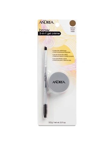 Andrea 3-in-gel-crème browm medium 3,2 g