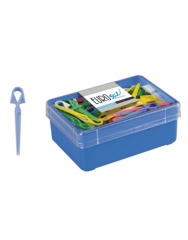 Caja 5 Dns.Pinza Plastico ref. 00056