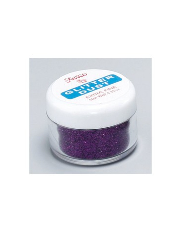 Brillantina decoración purpura 10g