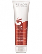 Revlonissimo 45 Days Champú 2en1 Total Color Care Brave reds 275ml