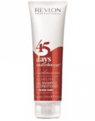 Revlonissimo 45 Days Champú 2en1 Total Color Care Brave reds 275ml